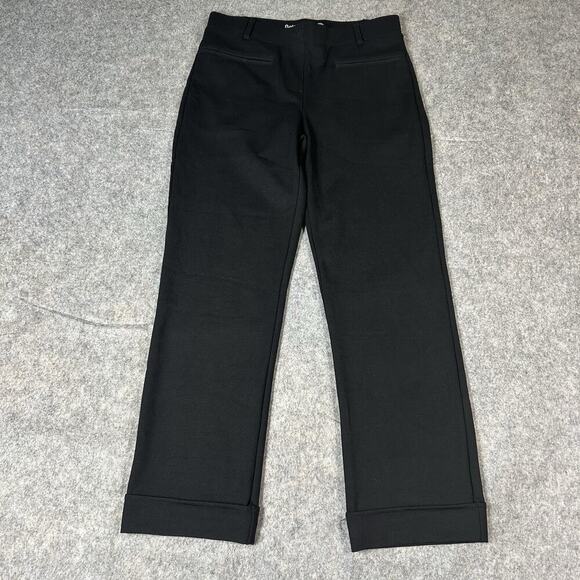 Betabrand Womens Pants Small Black Straight Trousers Pull On Career Stretch Yoga - Picture 1 of 12